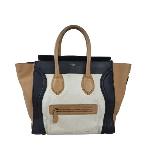 정품 빈티지 셀린느(CELINE) 멀티컬러 러기지 쇼퍼/미디엄 백
