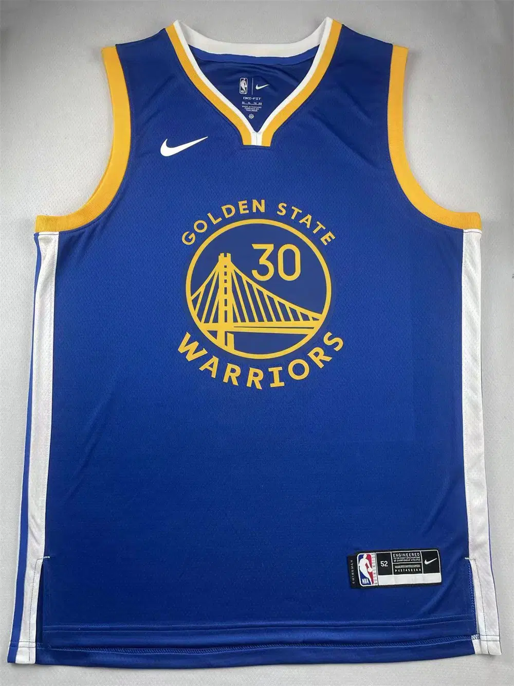 NBA 농구 유니폼 골든스테이트 워리어스 30번 파란색 열압축 유니폼 CURRY