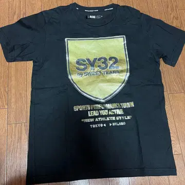 SY32 by SWEET YEARS 티셔츠 블랙 M