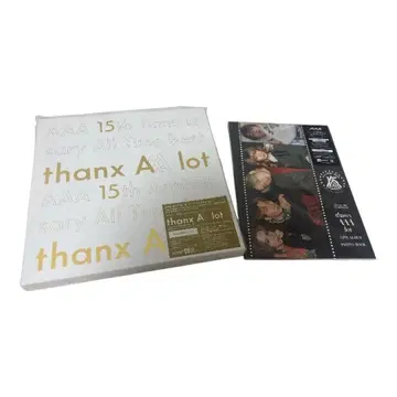 thax AAA lot 15th Anniversary 초회 한정판