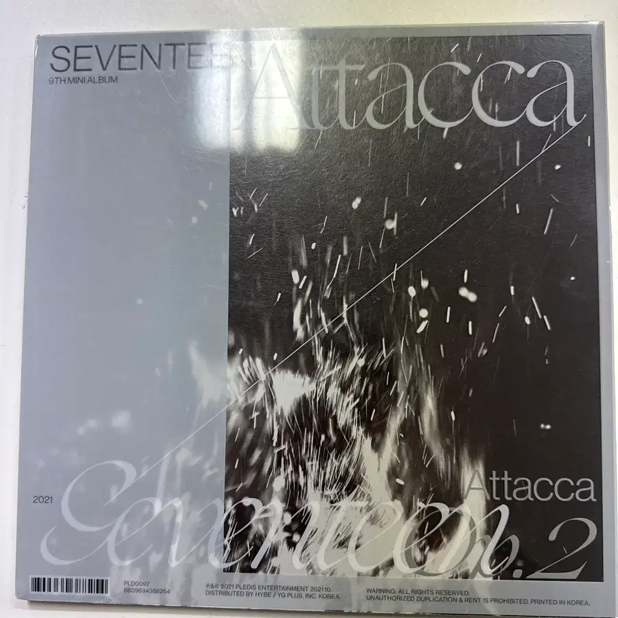세븐틴 미니 9집 Attacca op2 앨범