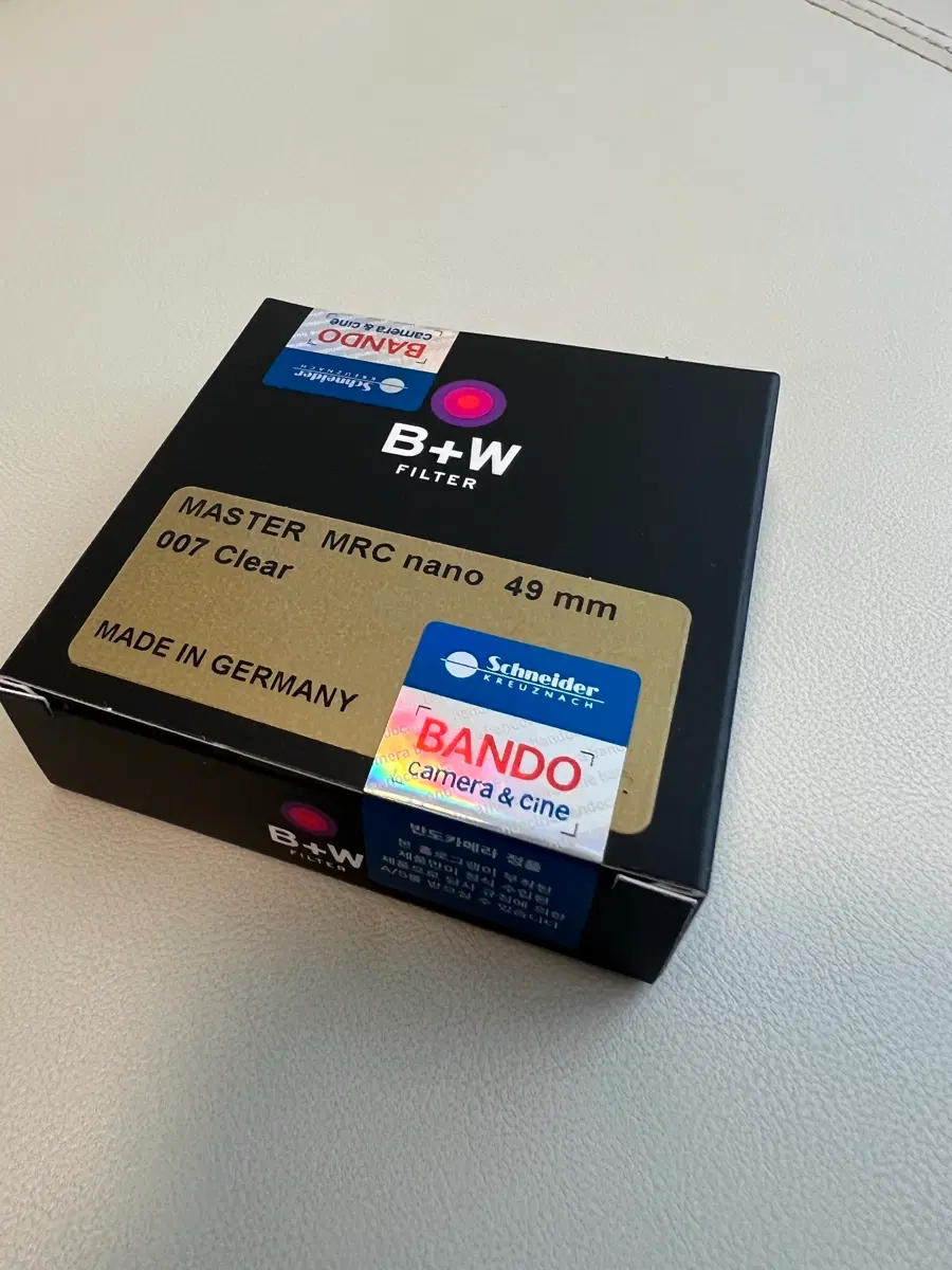 [미개봉] B+W UV필터 Master MRC Nano 49mm