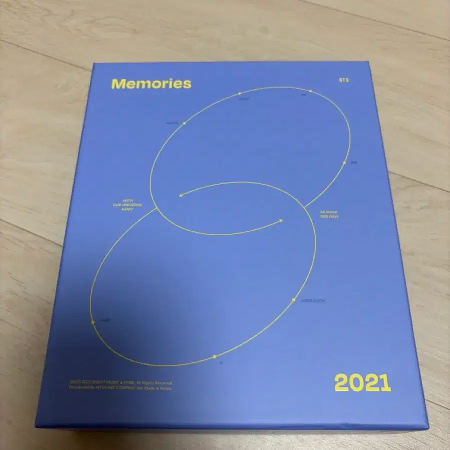 방탄소년단 BTS 2021 MEMORIES 블루레이 메모리즈