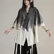 TieDye Gradient Kimono Short-Sleeved T-Shirt 켄스튜디오