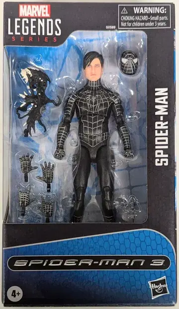 HASBRO (액션 피규어) 스파이더맨 3 스파이더맨 (블랙 슈트) 6인치