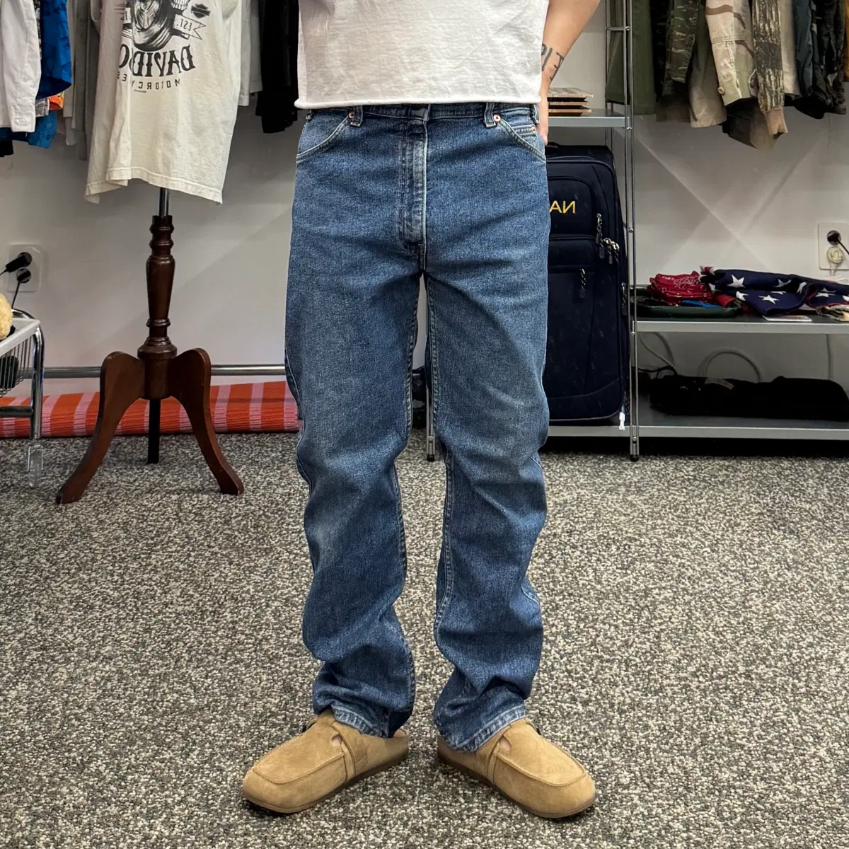 [36] 90s 리바이스 505 오렌지탭 데님 made in USA
