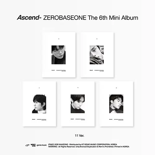 제로베이스원 - ZEROBASEONE The 6th Mini Album [Ascend-]