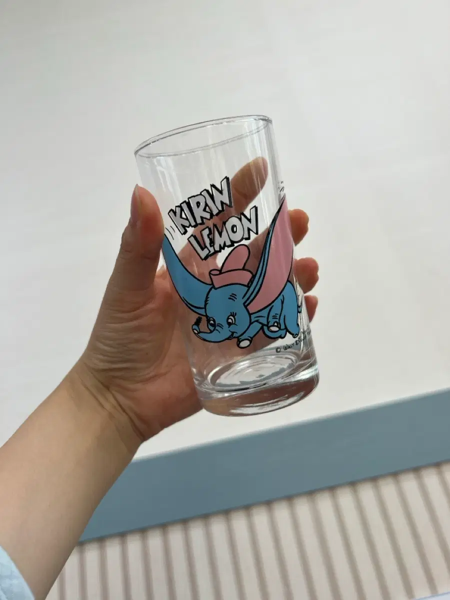 새제품 디즈니 덤보 커밋잔 커밋글라스 유리잔 굿즈