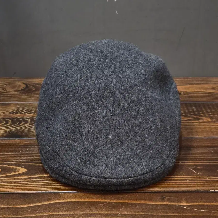[ME] 캉골 KANGOL 울 헌팅캡 캥거루 로고 차콜 그레이 3.5