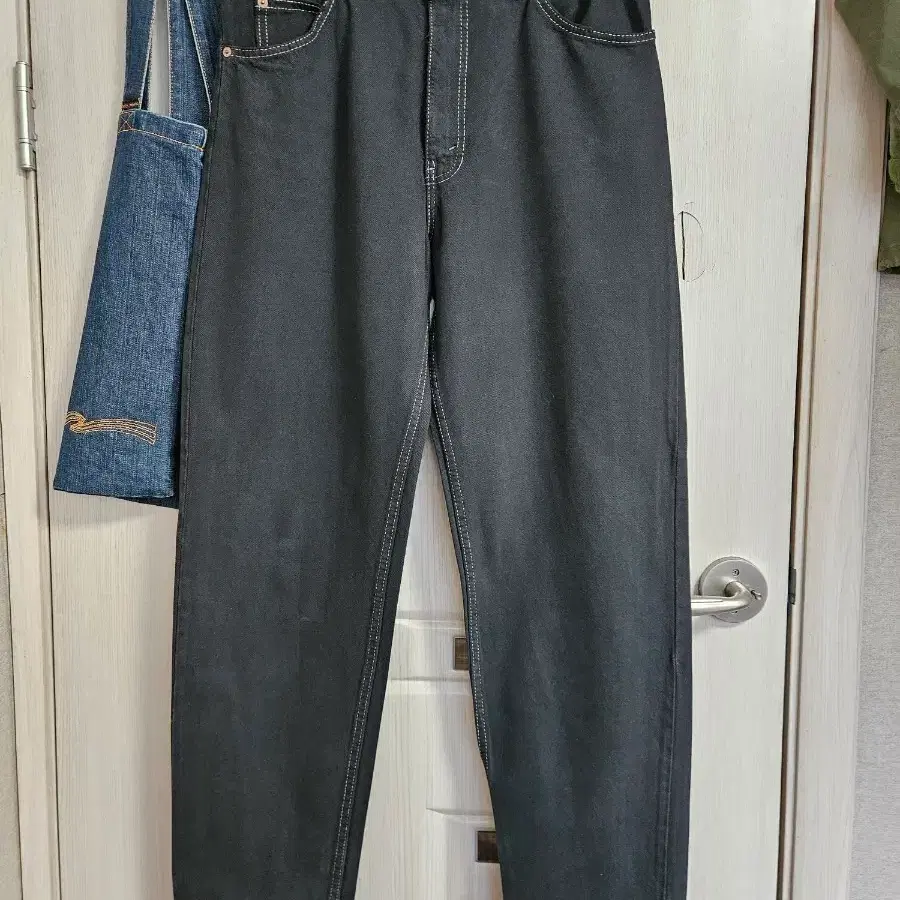90s 리바이스 550 블랙진 오렌지탭 33x34 levi's