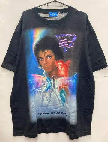 도쿄 디즈니 리조트 티셔츠 CAPTAIN EO 마이클 잭슨 3L