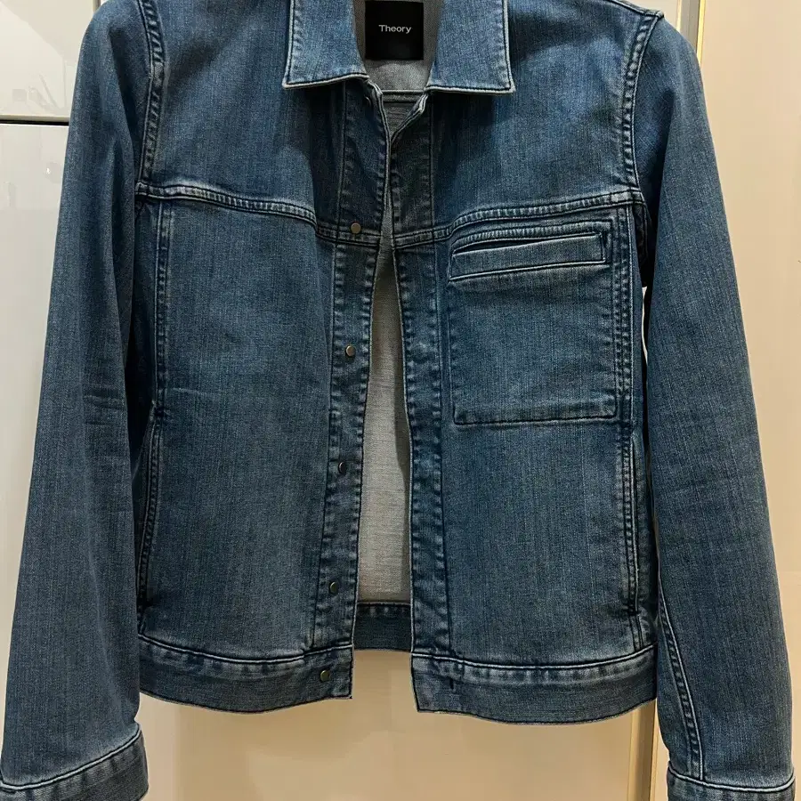 띠어리 청자켓 100