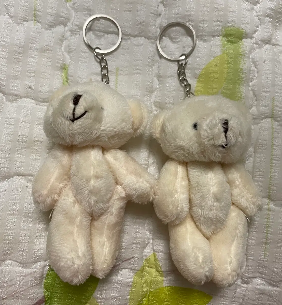 빈티지 고전문구 커플 곰돌이 곰인형 키링 일괄