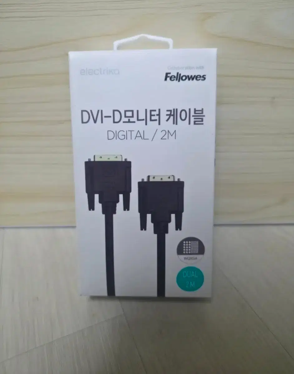 Fellowes DVI-D 모니터 케이블 DUAL 2M