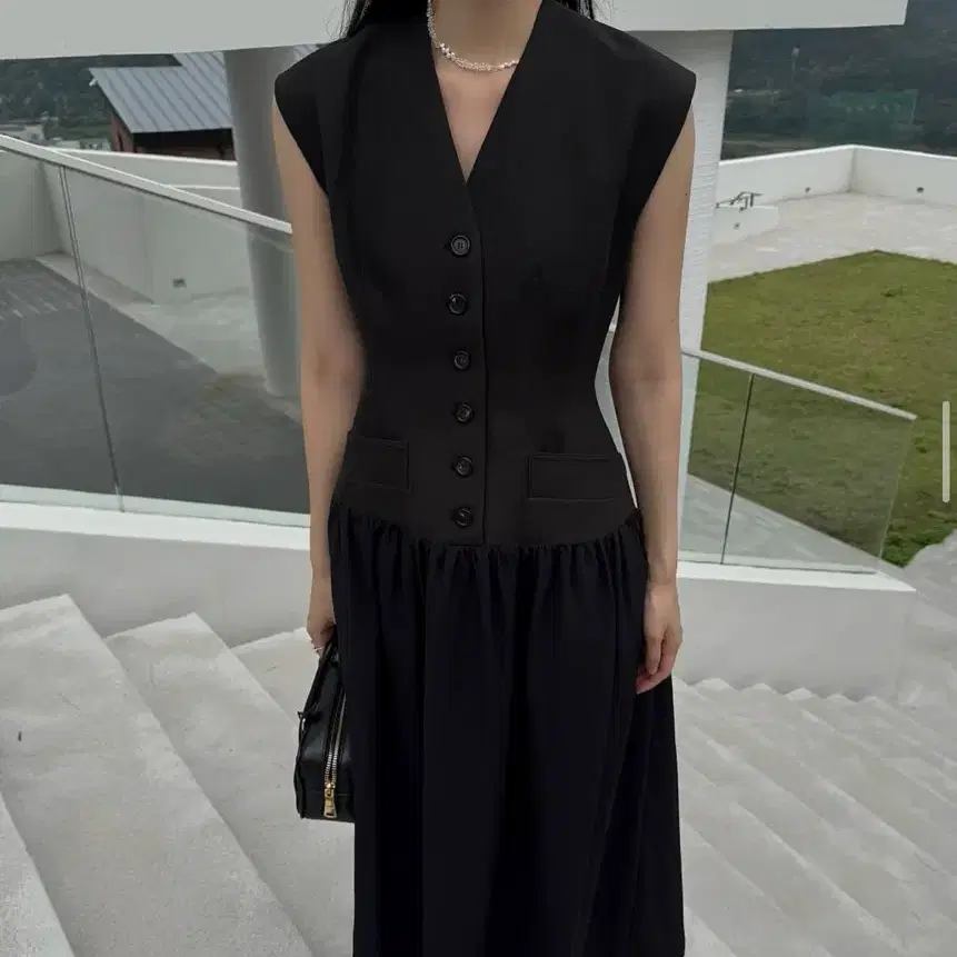 이토프 etoffe bes botton dress