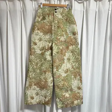 고블랑 직조 와이드 팬츠