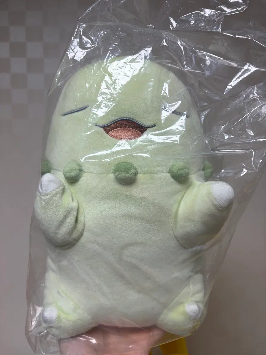 포켓몬센터 잠자는 치코리타 스야스야 모찌 인형