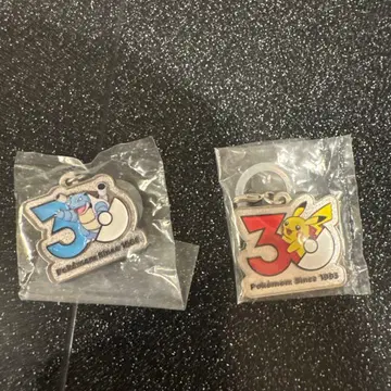 포켓몬 30주년 기념 키링 2종 세트