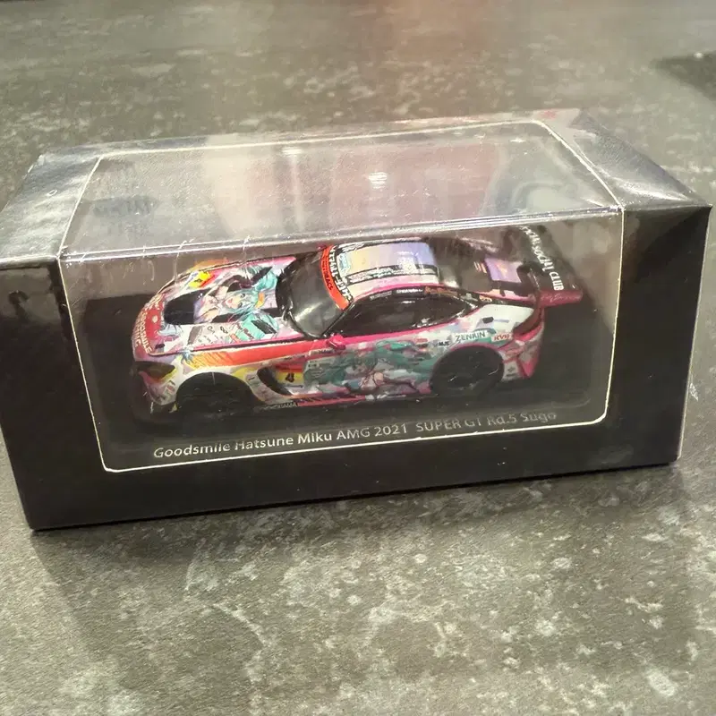 하츠네미쿠 x 안티소셜 x 굿레이싱 1/64 AMG 2021 SuperGt Rd5 미니카