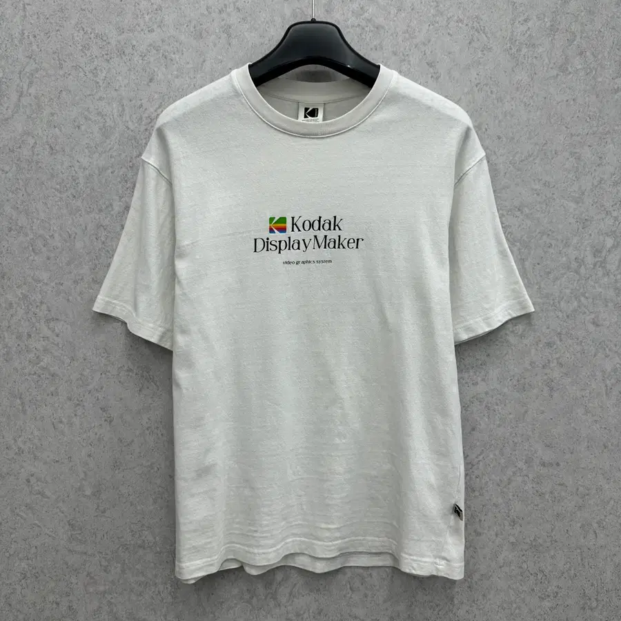100 코닥 남자 헤비코튼 루즈핏 반팔 티셔츠