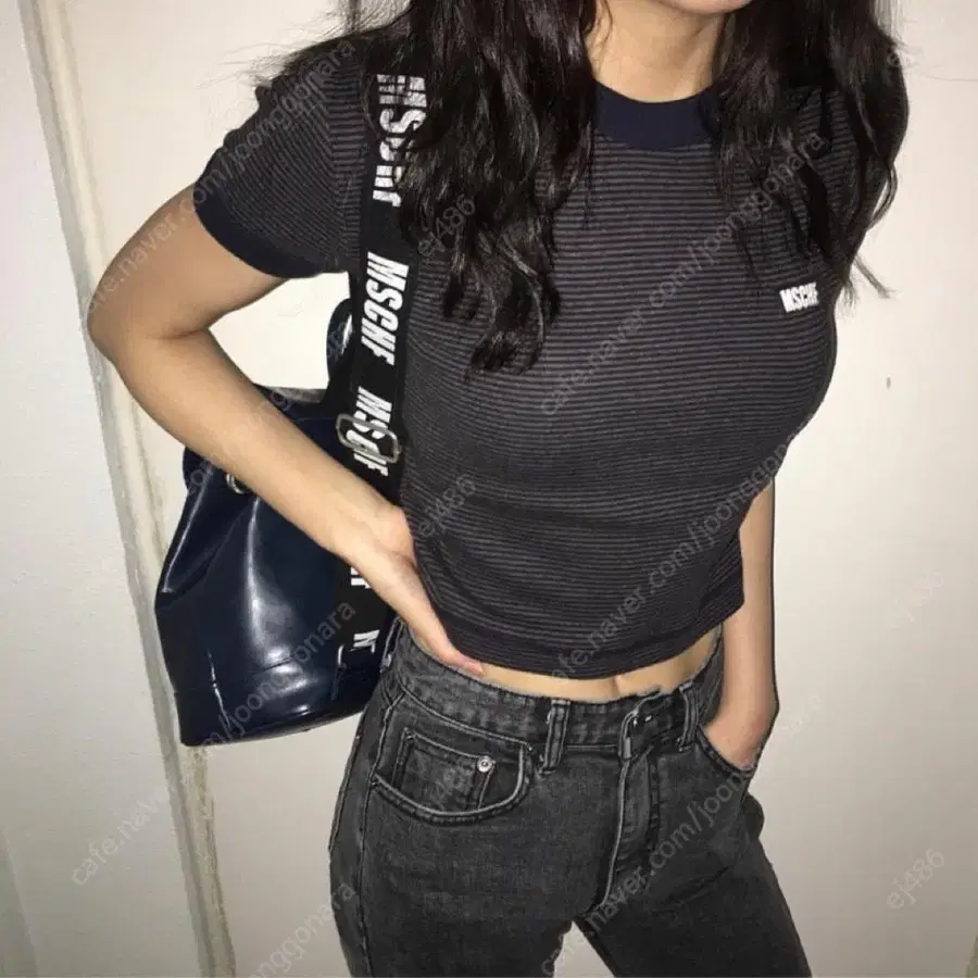 미스치프 16ss FITTED STRIPE(네이비)