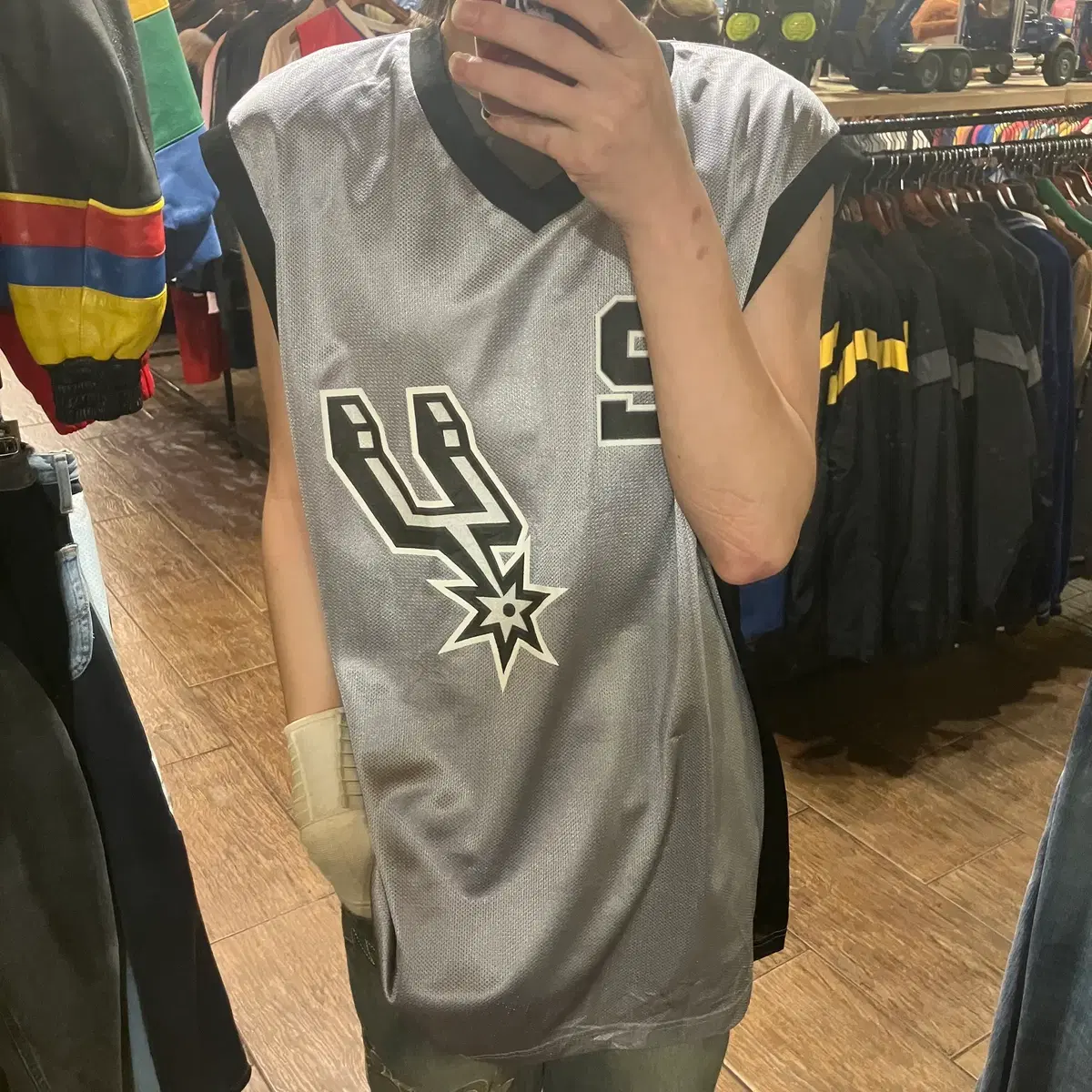 [HI] NBA 샌안티오 스퍼스 유니폼 슬리브리스