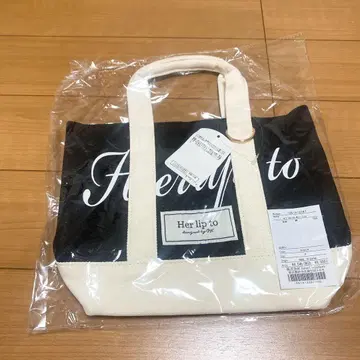 HLT Canvas Mini Tote 토트백 black 블랙