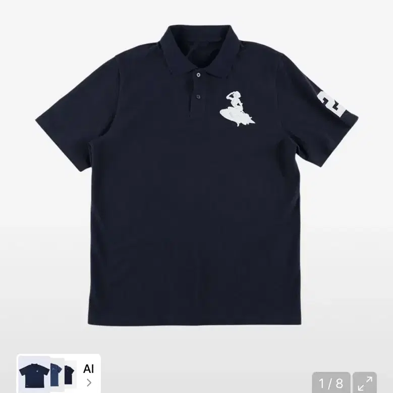 ERTR Cosmic Girl Pique T-shirt Navy L