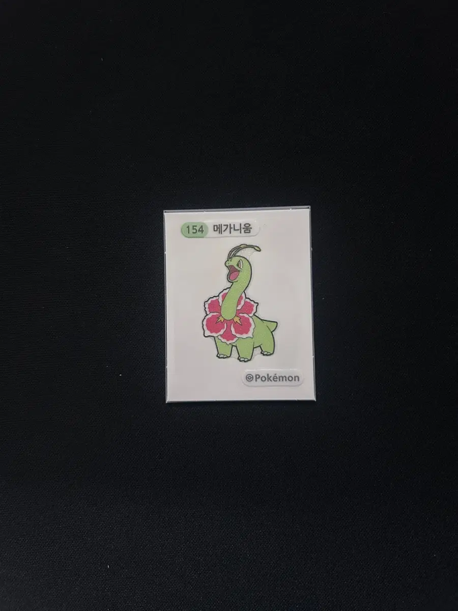 2022년 포켓몬 3자리 띠부씰 154 메가니움 판매합니다