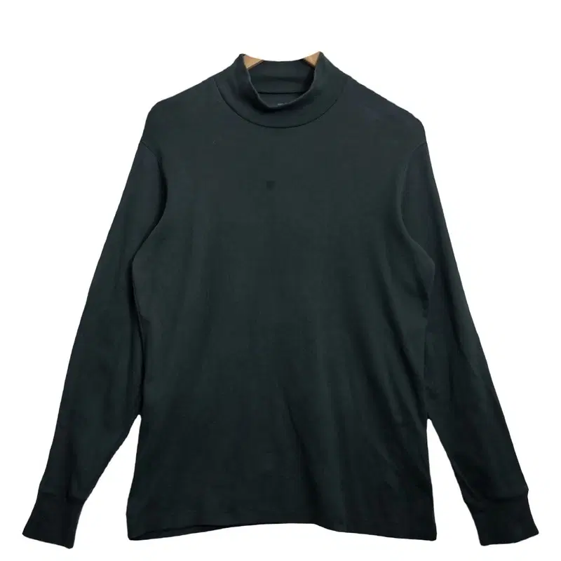 UNIQLO 유니클로 남성 블랙 폴라티 [M] 코튼 100% 기본 이너 터틀넥