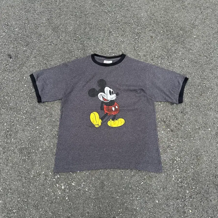 [빈티지] Vintage Mickey Mouse Ringer T-Shirt