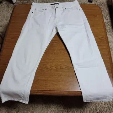mizuiro ind 화이트 데님 팬츠