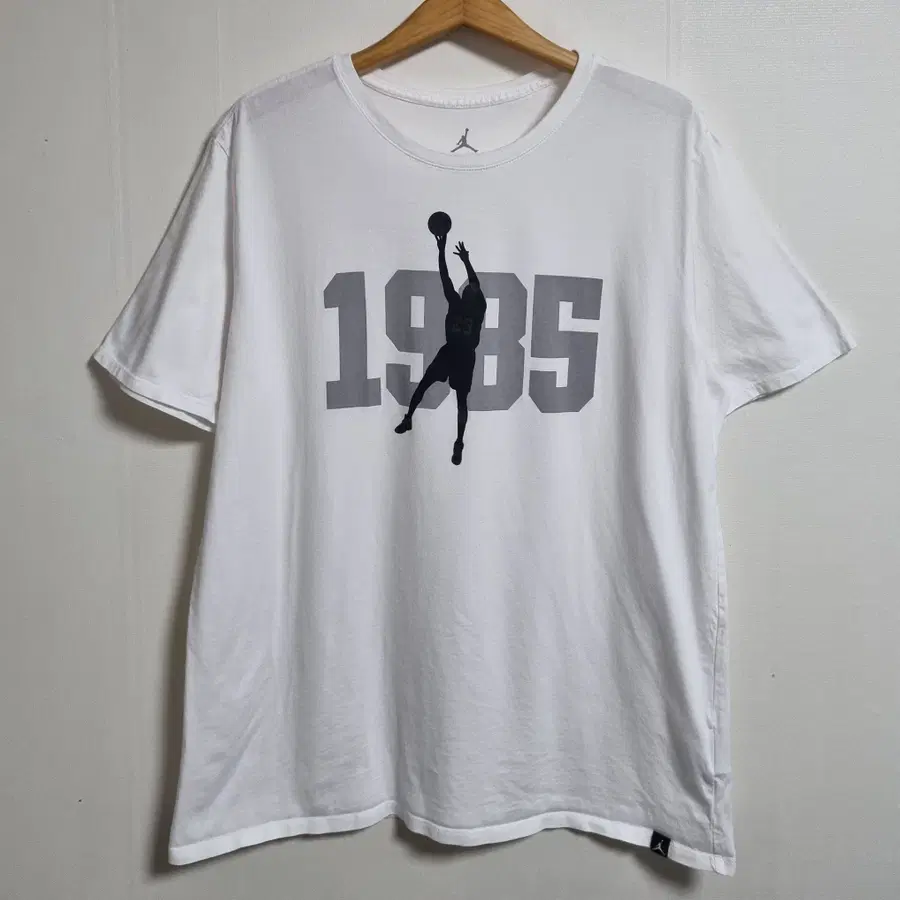 XL ) 조던 화이트 반팔티