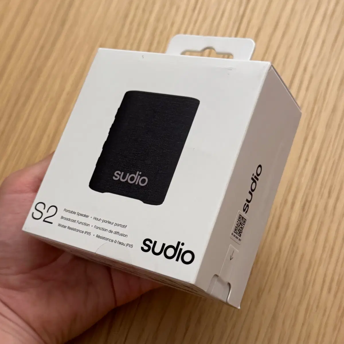 Sudio 수디오 S2 휴대용 스피커 (미개봉)