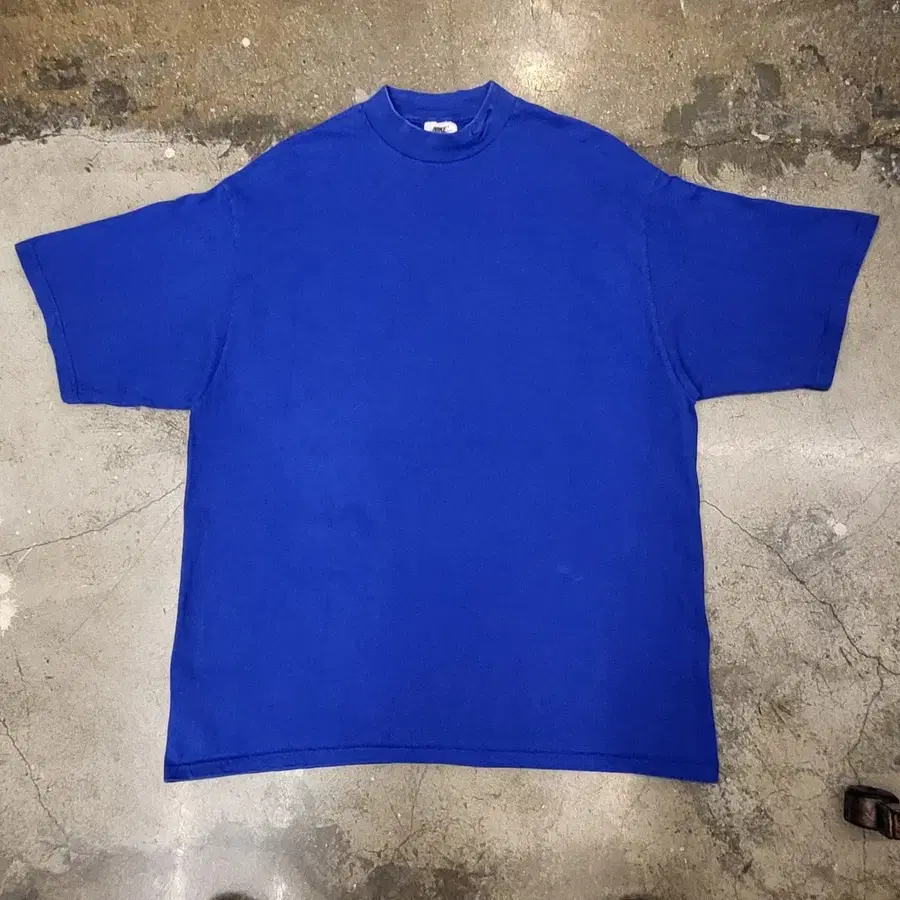 레어 90s Made in USA 빈티지 나이키 스우시 반터틀넥 반팔티