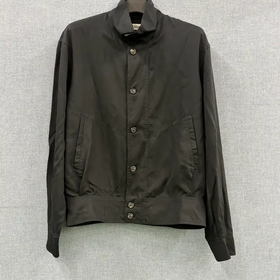 [OUR LEGACY] MOCK BOMBER Draping Black Lyocell(48)