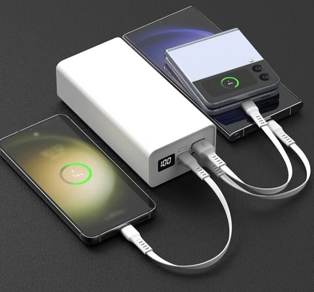 모디스 대용량 파워뱅크 10000mAh 보조배터리 3대 동시 충전