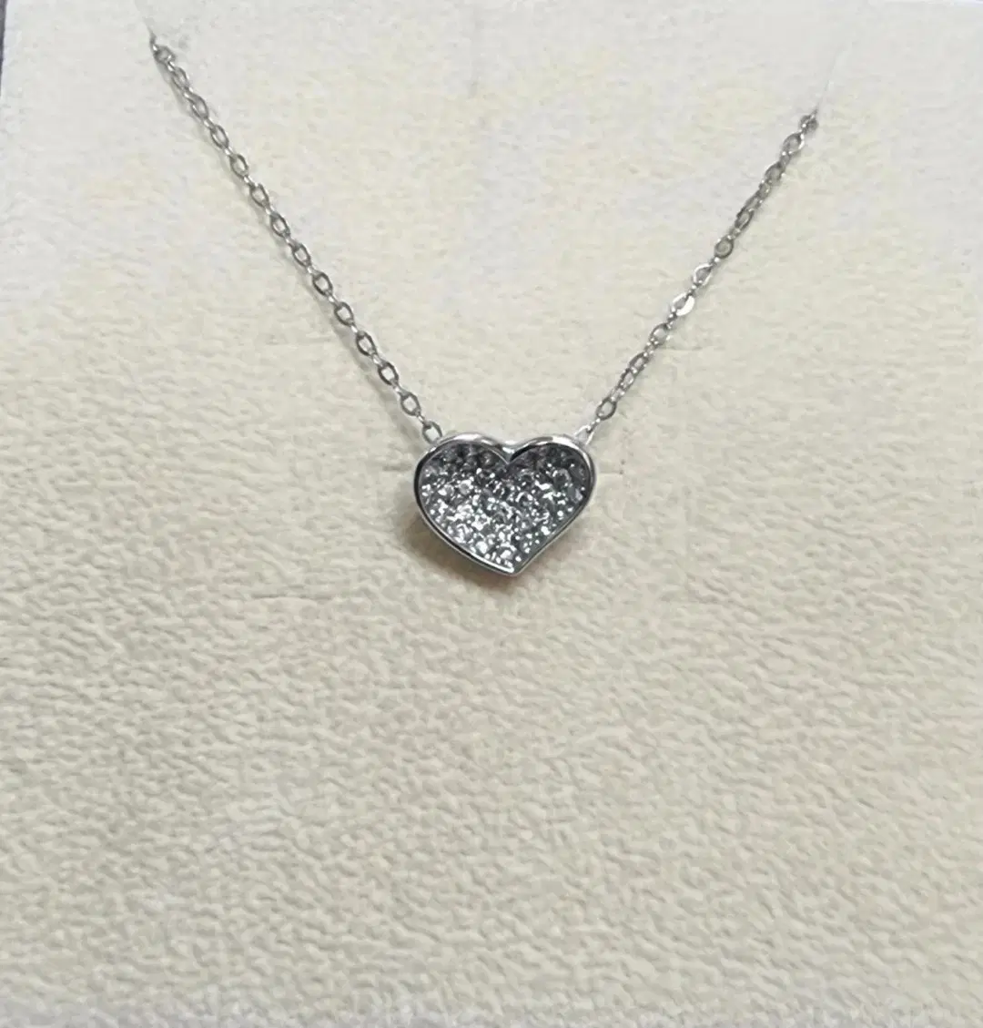 18k 하트 다이아 펜던트