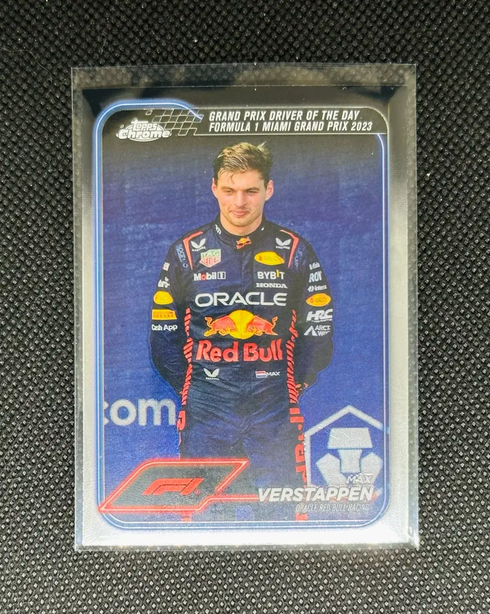 2024 F1 탑스 크롬 막스 베르스타펜 카드