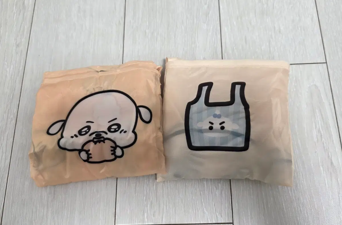 오늘의 귀여움 복슬이 장바구니 2종