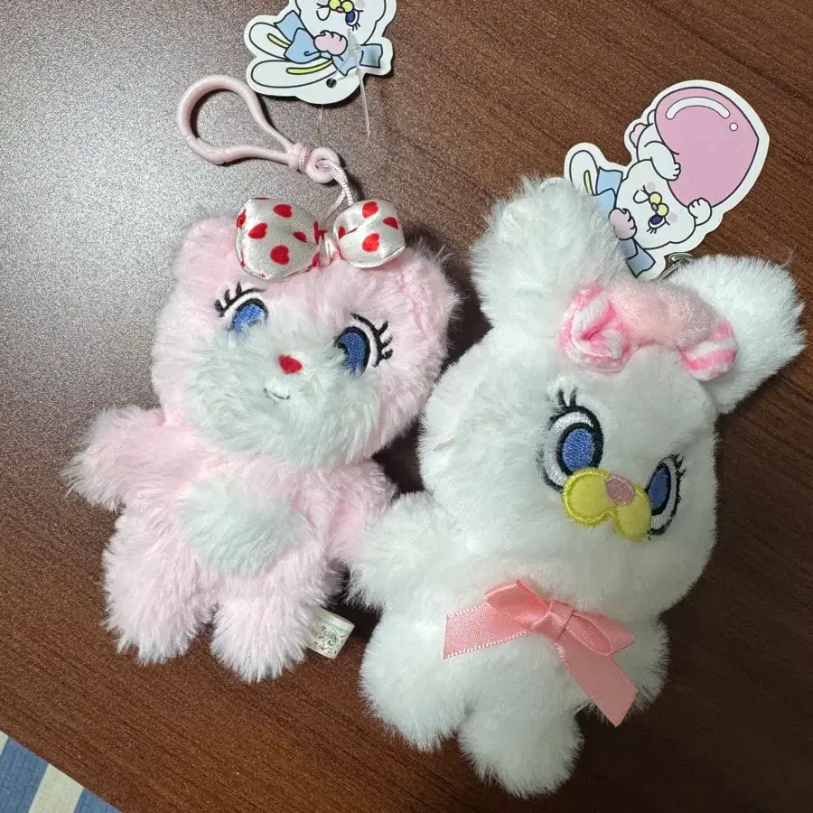 인형 키링 2개 세트