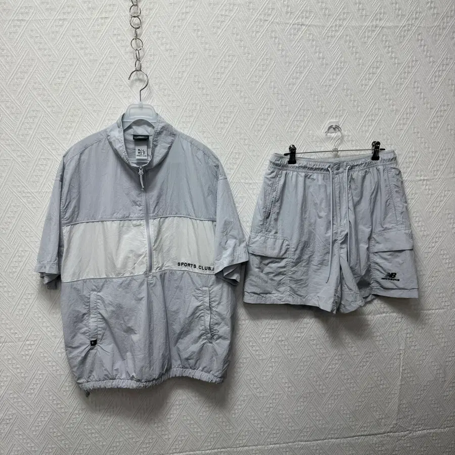 하72 뉴발란스 반팔 우븐 Set M / L