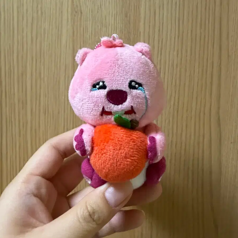 잔망루피 키링 핑크색