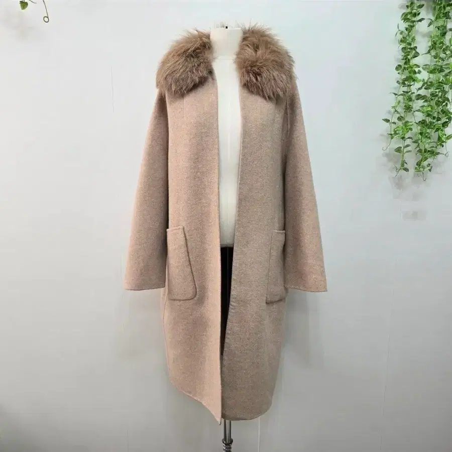 VOV 보브 캐시미어 블렌드 퍼 코트