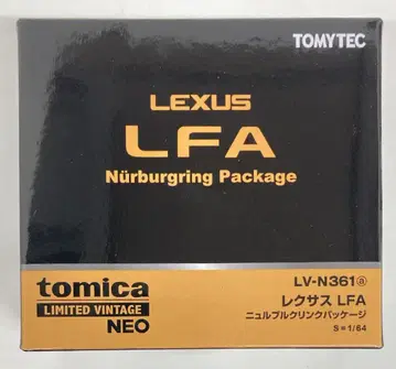 TOMYTEC TOMICA LIMITED VINTAGE NEO 렉서스 LFA 뉘르부르크링 패키지 (오렌지) LVN361a