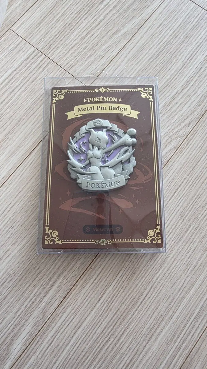 포켓몬 스토어 ETERNAL ANTIQUETAL 핀뱃지 뮤츠