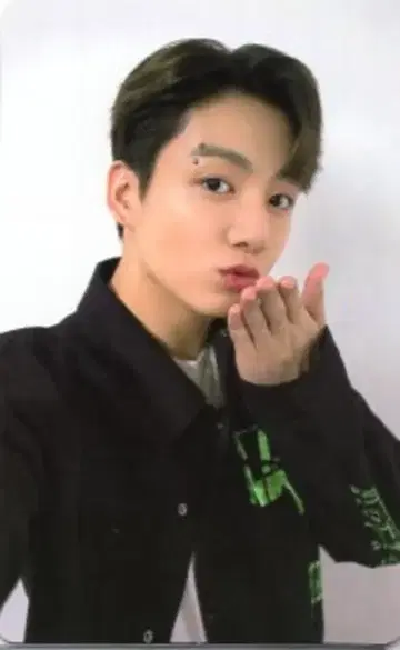 BTS WFC 회원 혜택 JUNG KOOK 트레이딩 카드 양면