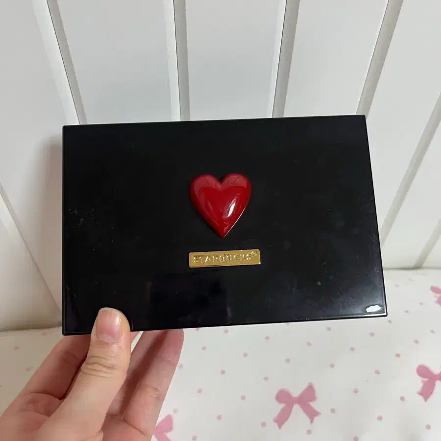 스타벅스 하트초콜릿박스 보관함