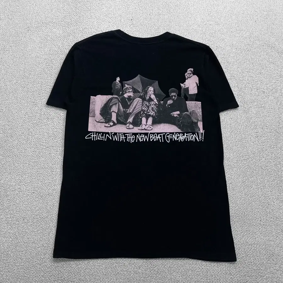 스투시 Stussy x 마틴로즈 프린팅 반팔티 블랙