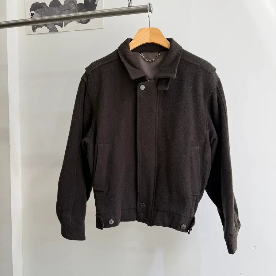 VINTAGE (Made in Japan) 울 캐시미어 블렌드 자켓
